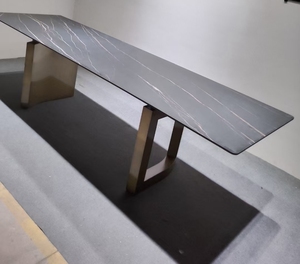 餐桌最新设计餐厅桌椅套装瓷砖厨房餐桌 - Product Image 5