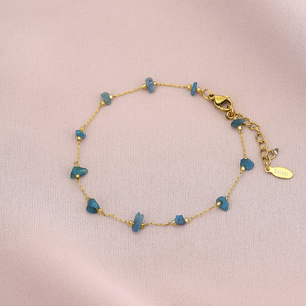 3.Gold Chain-Apatite