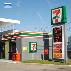 24 Inch Digital Gas Price LED Sign 7 <strong>Segment</strong> Cash Credit Gas Price LED Signage With Remote <strong>Control</strong> - Product Image 6