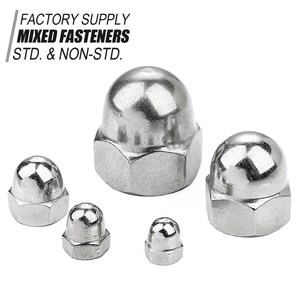 Hexagon vòm cap Nuts loại cao <span class=keywords><strong>acorn</strong></span> Nuts Metric Carbon thép sử dụng ô tô - Product Image 1