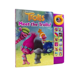 トロールに会う13ボタンサウンドラーニングマシンインタラクティブ教育のための魅力的な本 - Product Image 1