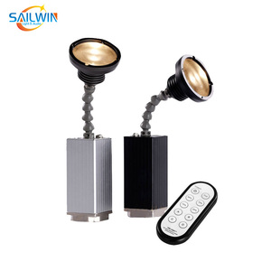 10W pille çalışan LED Pinspot işık sıcak beyaz sahne mermi manyetik spot DJ parti projeksiyon sahne aydınlatma ekipmanları - Product Image 3