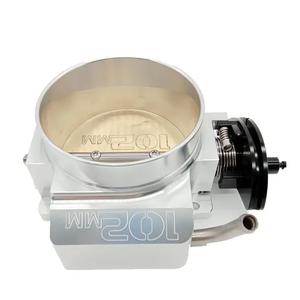 High Flow Billet Black Silver Aluminum 102mm Throttle Body TPS <strong>IAC</strong> Throttle Position <strong>Sensor</strong> for LS1 LS2 LS3 LS6 LSX - Product Image 2