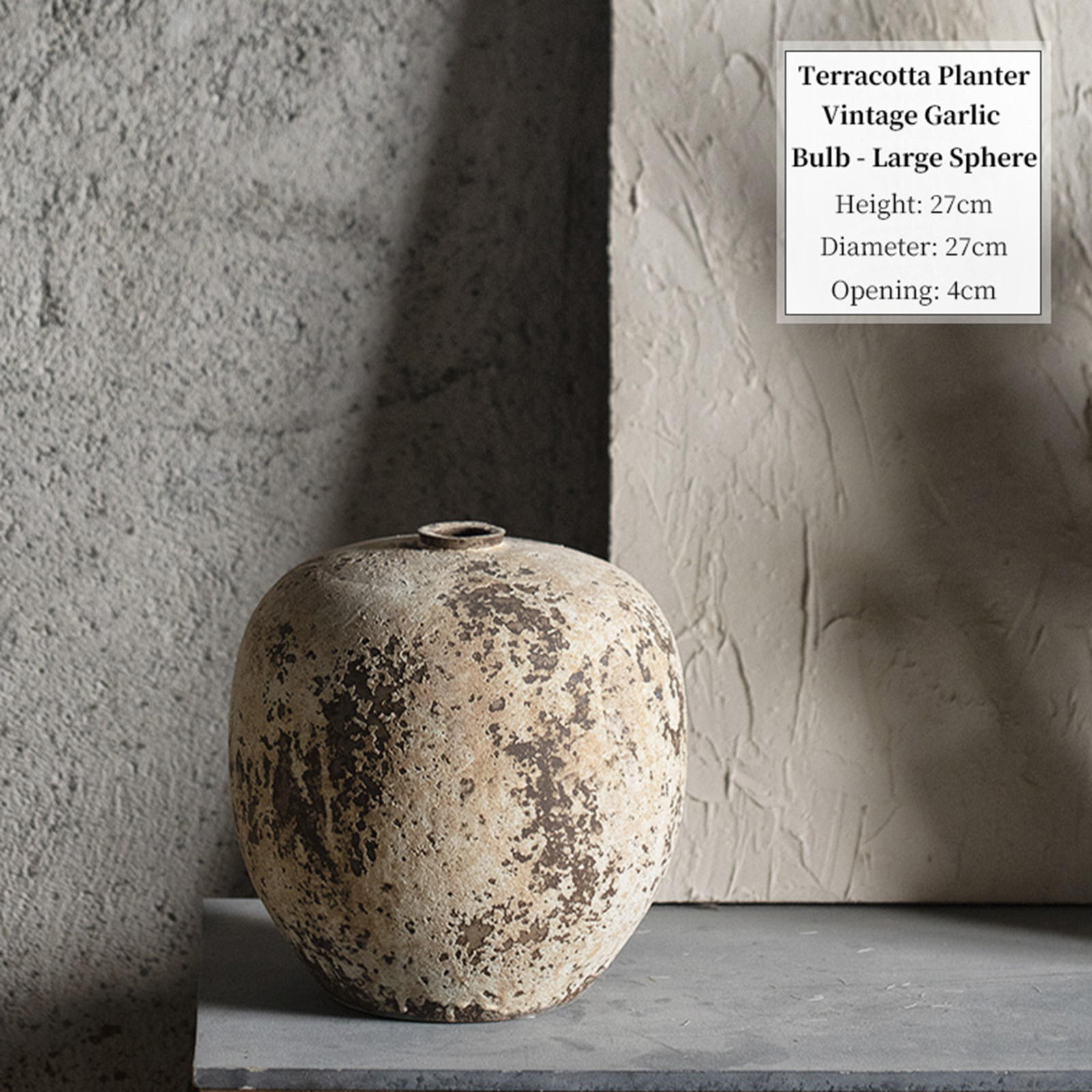 Vintage garlic head large round ball