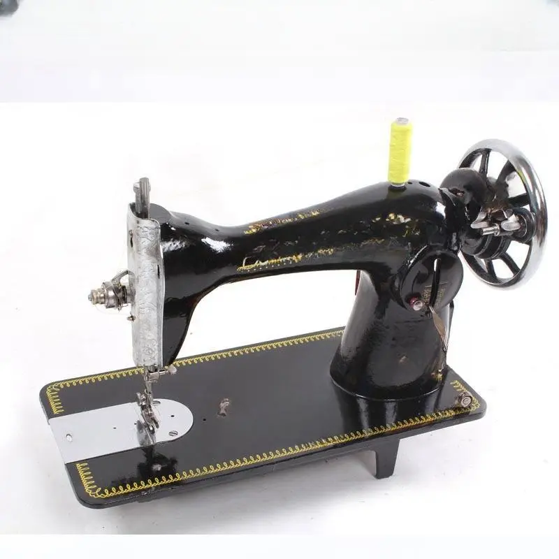 Máquina DE COSER portátil para el hogar 200 m/h manivela manual/pedal/máquina de coser comercial eléctrica de doble uso para coser y bordar