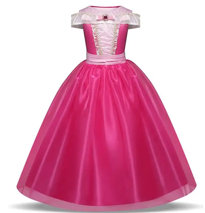 Saia vestido de princesa, saia airo bela adormecida traje de meninas