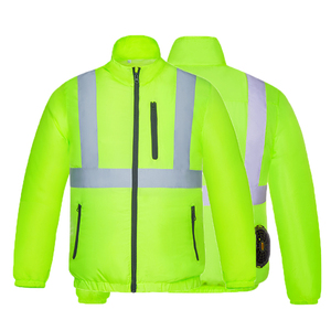 • جاكيت عمل خارجي للرجال ملابس ساخنة بدلة تكييف هواء تبريد مع مروحة تبريد تعمل بالبطارية - Product Image 4