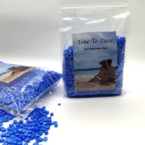 2.2lb שעווה שרף חינם ים כחול כחול קמומיל חרוזים ביקיני ברזילאי חרוזי שעווה קשים לעור רגיש