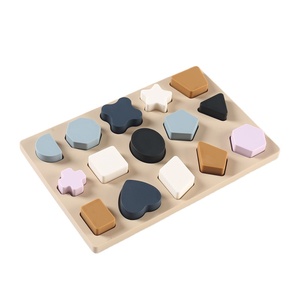 Bebek istifleme oyuncaklar, silikon istifleme halkaları diş çıkarma oyuncak yıldız şekli ile, yumuşak yapı taşları Montessori erken eğitici oyuncak - Product Image 5