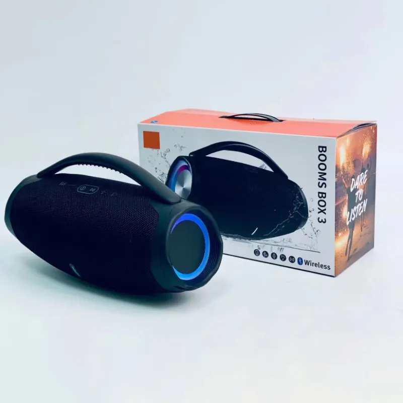 2023 Fip6 Speaker dj portabel, pengeras suara olahraga luar ruangan tahan air Subwoofer nirkabel BT 5.0 dengan TF USB FM AUX Flip 6 penjualan terbaik