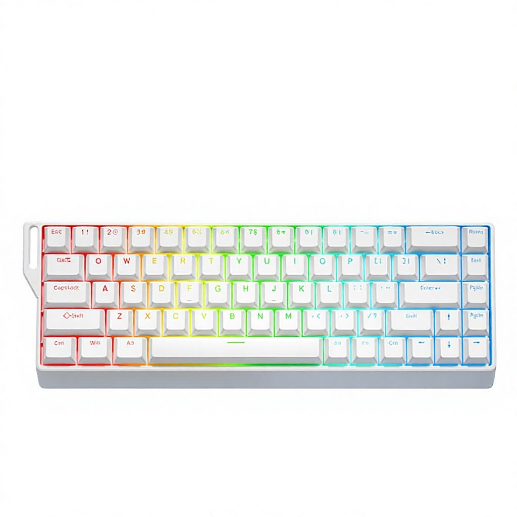 Bright moon white mechanical switch
