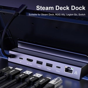 מעטה-לאחד סיפון קיטור תחנת עגינה יד <span class=keywords><strong>4</strong></span> 120hz מזח דק אדים תחנת עגינה 6-in-1 עמדת עגינה 3 - Product Image 1