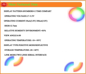 Benutzer definierte Ziffer Tages zähler 3-stellige 7-Segment-LCD-Anzeige - Product Image 4