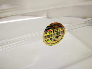 粘合剂定制<span class=keywords><strong>3D</strong></span>打印圆形正品安全密封激光全息标签全息乙烯基贴纸