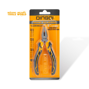 DINGQI 5 inç el aletleri tel kesiciler kesme pense Nipper kaymaz kauçuk Mini diyagonal pense - Product Image 6