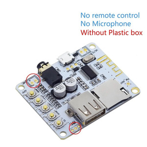 <strong>Bluetooth</strong> 5.0 <strong>Audio</strong> Receiver Board With Usb Tf Card Slot Decoding Playback Preamp <strong>Output</strong> 5v Wireless Stereo Music Module - Product Image 3