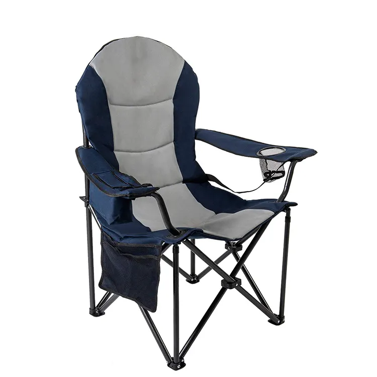 Chaise de camping de plage bon marché portable 600D pliable et légère personnalisée pour extérieur BSCI vente en gros en usine