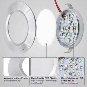 RGBW <strong>LED</strong> Spotlight 3W 12V/24V Indoor Mini Spot Light Recessed Aluminum Ceiling Downlight for Home Office Boat Camper - Product Image 4