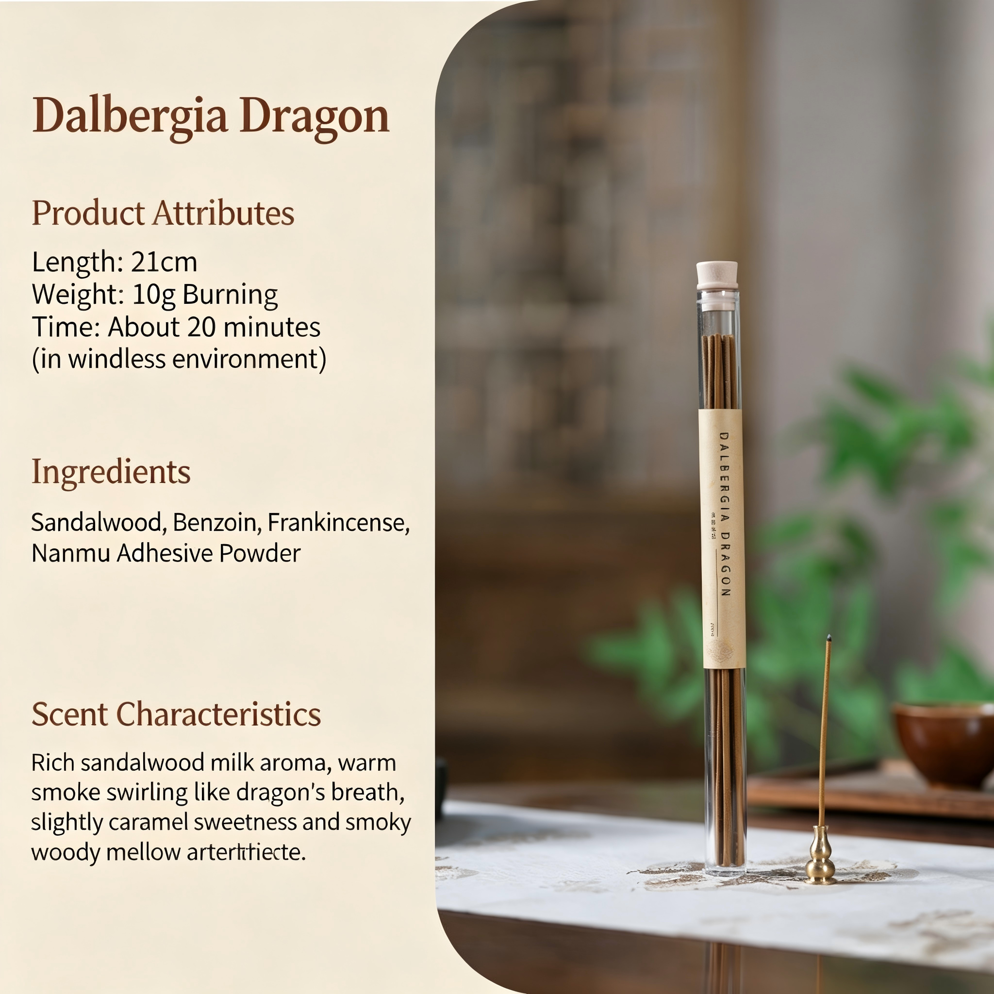 Dragón Dalbergia 10g
