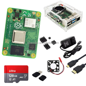 Raspberry Pi Compute modulo 4 CM4101000 Single Board Computer ventola di alimentazione adattatore Touch Screen custodia dissipatore di calore scheda SD CM4 - Product Image 2