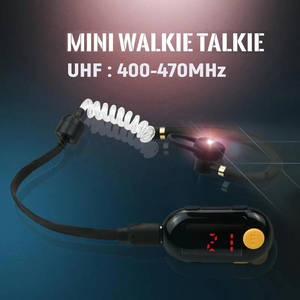 HELIDA T-M9 dispositivi di comunicazione Wireless Mini Walkie Talkie portatile TYPE-C ricarica 400-480mhz 3.7V UHF programmazione Ham Radio - Product Image 2