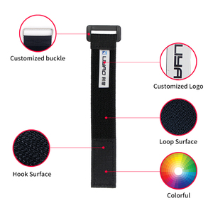 Adjustable and Versatile Hook and <strong>Loop</strong> Strap Non-Slip Knitted Polyester Coloured Elastic <strong>Buckle</strong> - Product Image 4