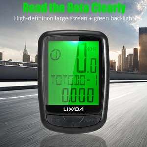 <strong>Wireless</strong> Bike <strong>Computer</strong> Multi <strong>Functional</strong> Large Screen <strong>Cycling</strong> <strong>Computer</strong> Mountain Bike Speedometer IP65 Waterproof Odometer - Product Image 5