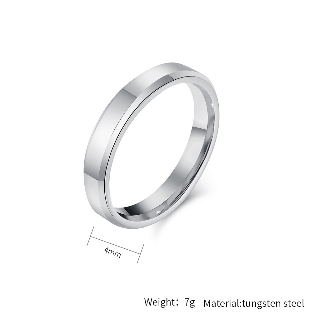 Silver-4mm width