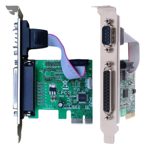 PCIe PCI-E a Serial RS232 DB9 9 PIN + Paralelo DB25 25 pin Puerto COM Tarjeta controladora Computadora PCI E a DB25 DB9 RS232 Soporte - Product Image 5
