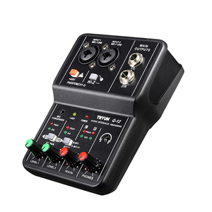 Interfaz de audio Tarjeta de sonido de grabación profesional 16bit/48kHz Mini interfaz de audio USB Tarjeta de sonido 2 entradas y 2 salidas con 48V Phantom - Product Image 2