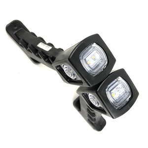 12V 24V <span class=keywords><strong>3</strong></span> yüz kırmızı Amber beyaz <span class=keywords><strong>LED</strong></span> Side Marker işık <span class=keywords><strong>4</strong></span> <span class=keywords><strong>LED</strong></span> Stop dönüş sinyali gösterge lambası römork kamyon RV kamyon karavan için