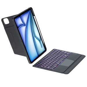Funda de teclado Bluetooth con retroiluminación táctil desmontable con suspensión de 2024 para iPad Air 11 10,9 Air5 Air4 iPad Pro 11 - Product Image 2