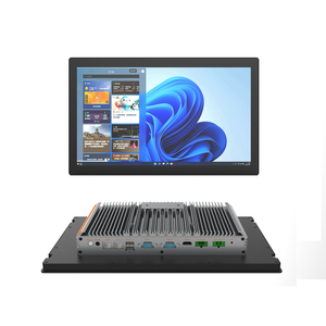 Pc industrial integrada Pantalla LCD táctil capacitiva de 15,6 pulgadas HD 1080P Monitor industrial Pc de panel industrial todo en uno - Product Image 1