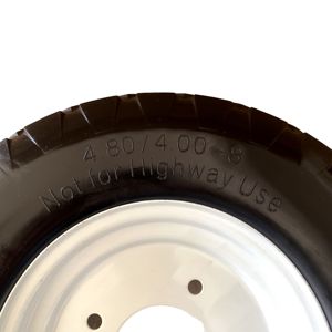 New Condition <strong>4.80</strong>/4.00-<strong>8</strong> Blue Polyurethane Foam Heavy Anti-Puncture Trolley <strong>Tire</strong> Replacement Solid Material Handling Equipment - Product Image 2