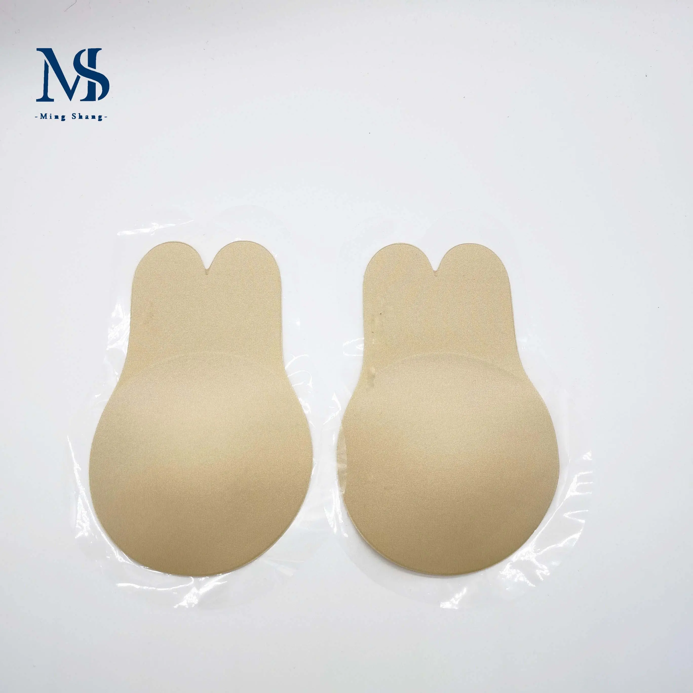 Wholesale Reusable Invisible Intimates Nipple Cover Strapless Lift Bra Silicone Rabbit Shape Nipple Cover
