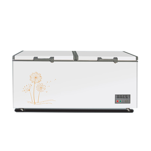 Frigo soğutma sistemi blast dondurucu üst açık ikinci el derin göğüs iki kapı buzdolabı ve dondurucu refrigerator neveras buzdolabı - Product Image 1