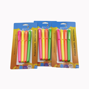 新产品彩色荧光笔水基荧光笔学生马克马卡龙彩色荧光笔 - Product Image 4