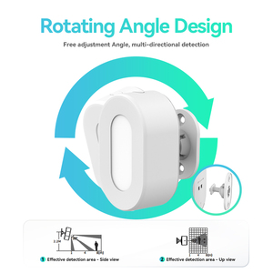 Sensor de movimiento LEELEN, sistema de alarma inteligente para el hogar, detector de movimiento infrarrojo inalámbrico, alarma con sensor de movimiento ZigBee PIR ajustable - Product Image 4