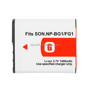 Sony W100 WX1 için NP-BG1 NP-FG1 1400mah pil DSC-H50 DSC-H55 DSC-H3 DSC-H7 DSC-H9 DH10 DH20 NP BG1 FG1 kamera piller - Product Image 2