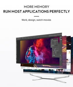 最も人気のあるクアッドコアi3/i5/i727インチAIO32GB 512GB 1920 * 1080PHDグラフィックスWin10システムオールインワンPCコンピューター (学校用) - Product Image 5