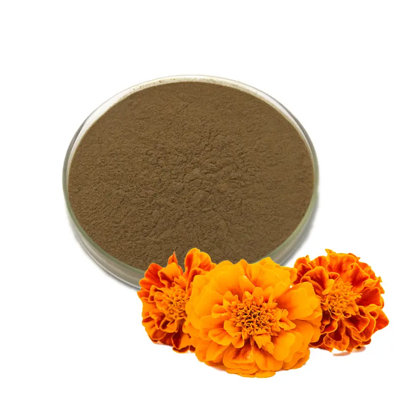 High Quality ISO Factory Top Quality Marigold Extract Lutein Zeaxanthin Powder food coloring 5% 10% 20% 50% 80% zeaxanthin
