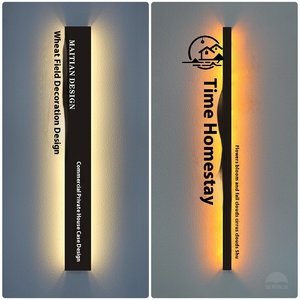 Customizable LED Light Source Billboard Creative Cut Iron Door Sign for <strong>B</strong>&amp;<strong>B</strong> <strong>Companies</strong> Advertising Light Box - Product Image 3