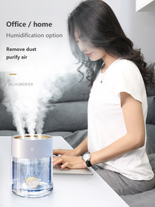 2000ML Luftbe feuchter USB Ultraschall Aroma therapie Ätherisches Öl Diffusor 7 Farben LED Dreifach düse Schwere Nebel luft Luftbe feuchter