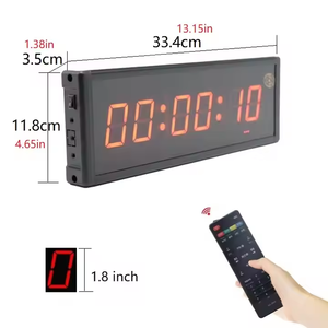 Portatile 1.8 pollici LED digitale conto alla rovescia con promemoria vocale elettronico telecomando pulsante Timer per la ricarica del prodotto - Product Image 2