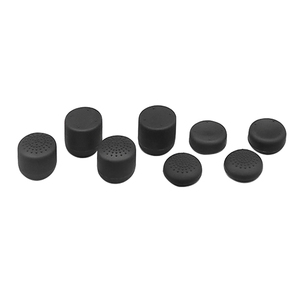 Sweat <strong>Free</strong> 100% Silicone Precision Raised Anti-slip Rubber Analog Stick Grips for <strong>Xbox</strong> One Controller (8 Grips) BLACK - Product Image 2