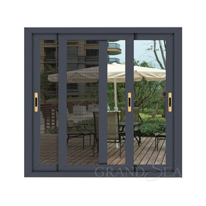 Fenster Aluminium Australien Sicherheits schiebefenster mit fester Oberseite und Schiebe