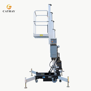 Standard Aluminum Lift Single Mask Easy <strong>Loading</strong> <strong>Platform</strong> Electric Hydraulic Work Lift - Product Image 3