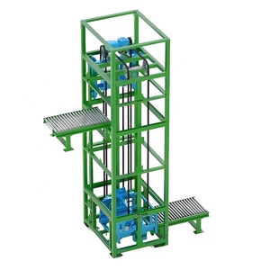 Sistema de transferencia transportador de palés de elevación vertical hacia arriba y hacia abajo - Product Image 4