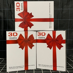 モダンなデザイン3D USB充電ナイトライト3W 3D LED Veilleuse,室内装飾用の色を変えるギフト照明付き - Product Image 4
