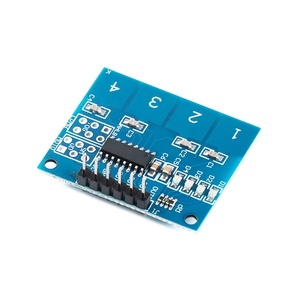 Kapazitiver 4-Kanal-Digital-Berührungssensor-Schaltmodul TTP224 für Arduino